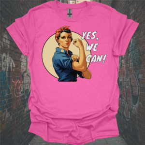 Empowering Rosie Unisex Softstyle T-Shirt - Feminist Graphic Tee