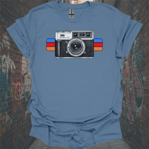 Retro Camera Graphic Unisex Softstyle T-Shirt - Perfect for Photography Lovers