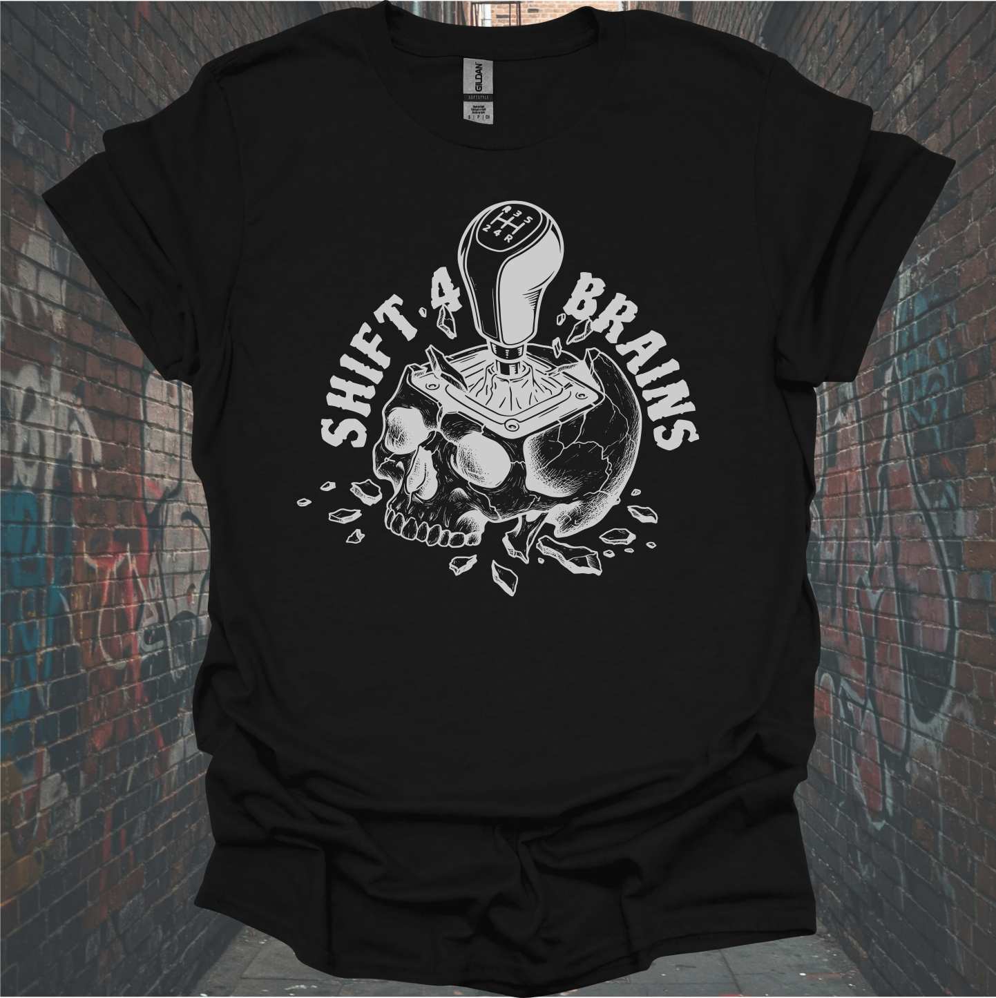 Shift 4 Brains Unisex Softstyle T-Shirt - Trendy Graphic Tee for Gamers & Fun Lovers