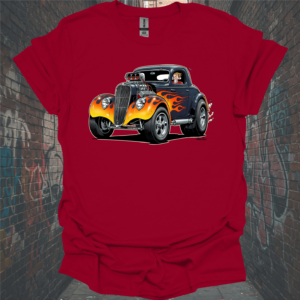 Vintage CarToon Graphic Unisex T-Shirt – Retro Automotive Style